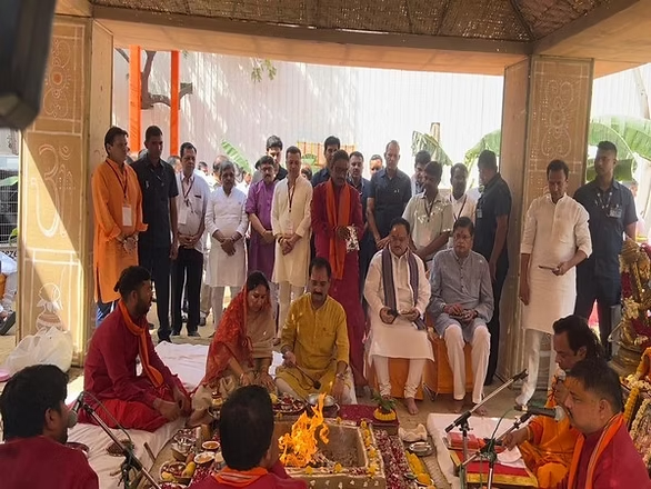 Delhi BJP will soon get a 'new place', today JP Nadda performed Bhoomi Pujan
